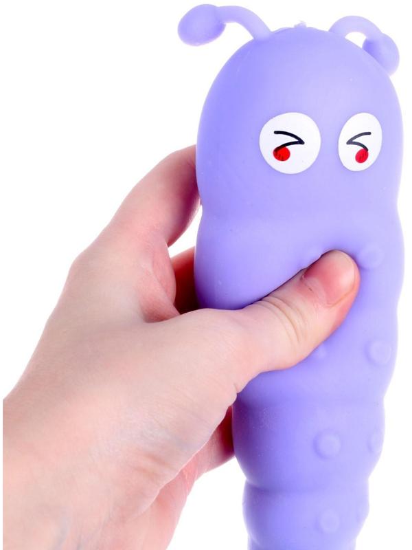 Мялка «Гусеница», цвета МИКС