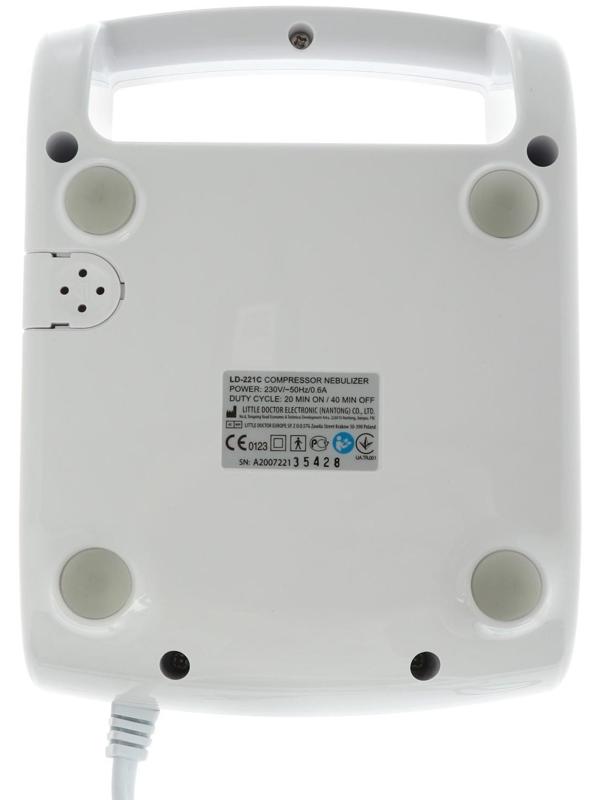 Ингалятор Little Doctor LD-221С, 60 Вт, компрессорный, 3 распылителя, 10 мл, 0.3-0.5 мл/мин