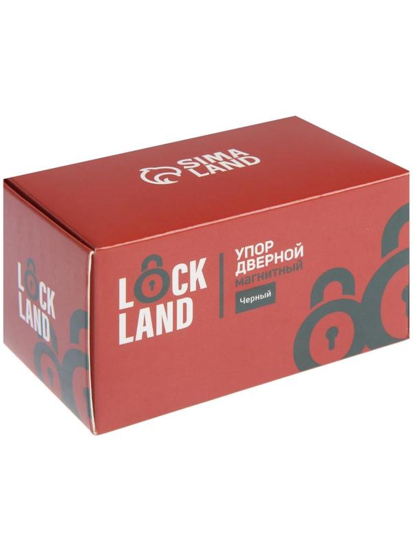 Упор дверной магнитный LOCKLAND, цвет BL