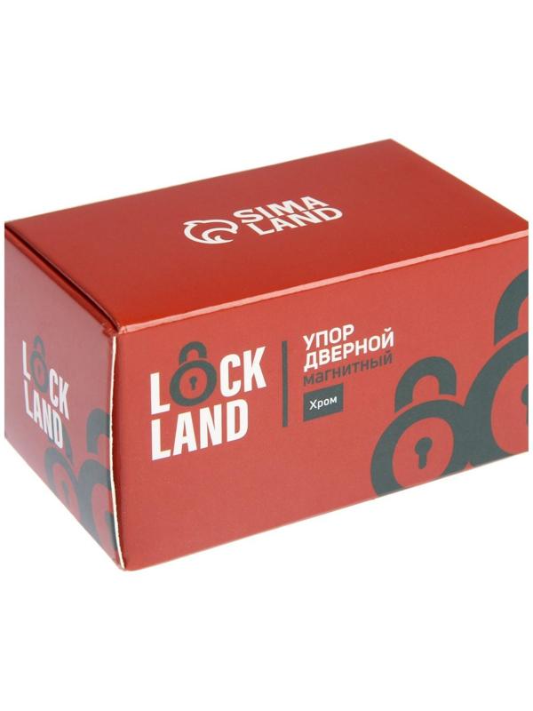 Упор дверной магнитный LOCKLAND, цвет CP