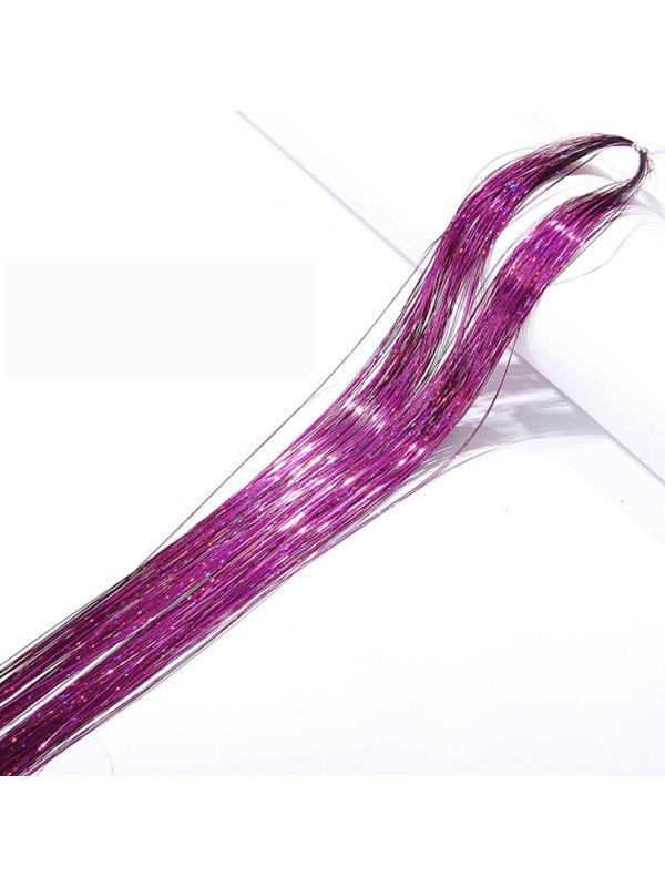Прядь для волос блестящая фиолетовая 