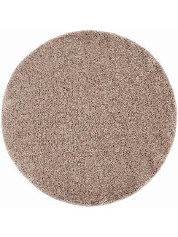 Ковер Шегги круглый 80х80 см, ПП 100%, джут