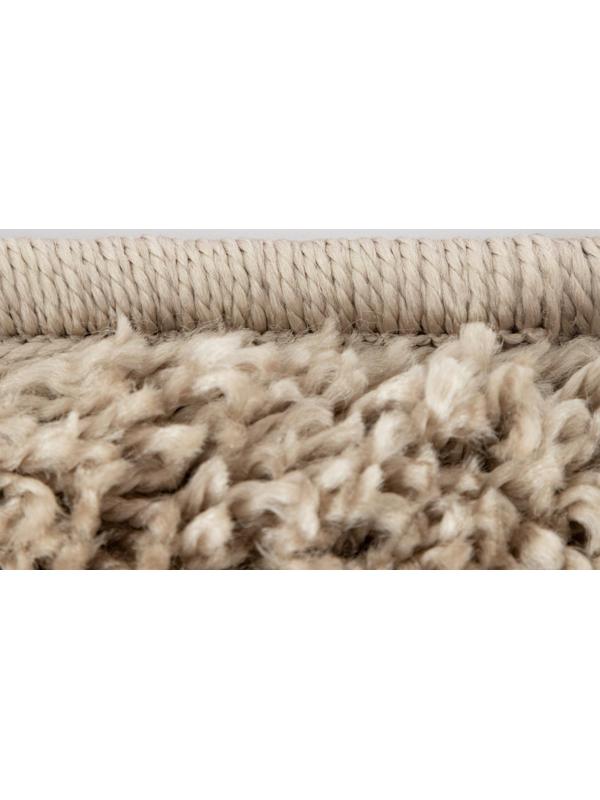 Ковер Шегги круглый 80х80 см, ПП 100%, джут