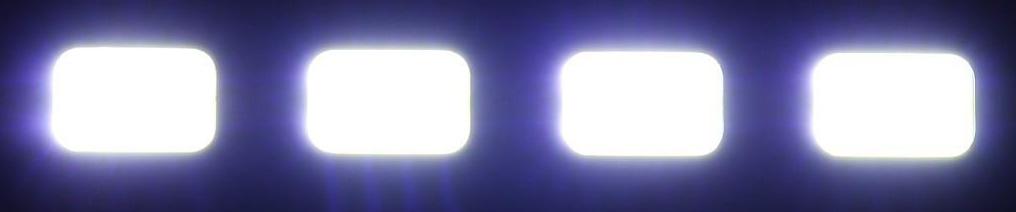 Дневные ходовые огни DRL-13 см, 12 В, 8 диодов, пара