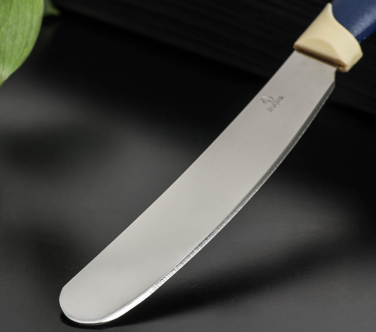 Нож Доляна «Страйп» для масла, лезвие 7,5 см, цвет синий