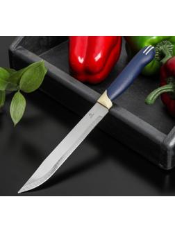 Нож Доляна «Страйп», универсальный, лезвие 15 см, цвет синий