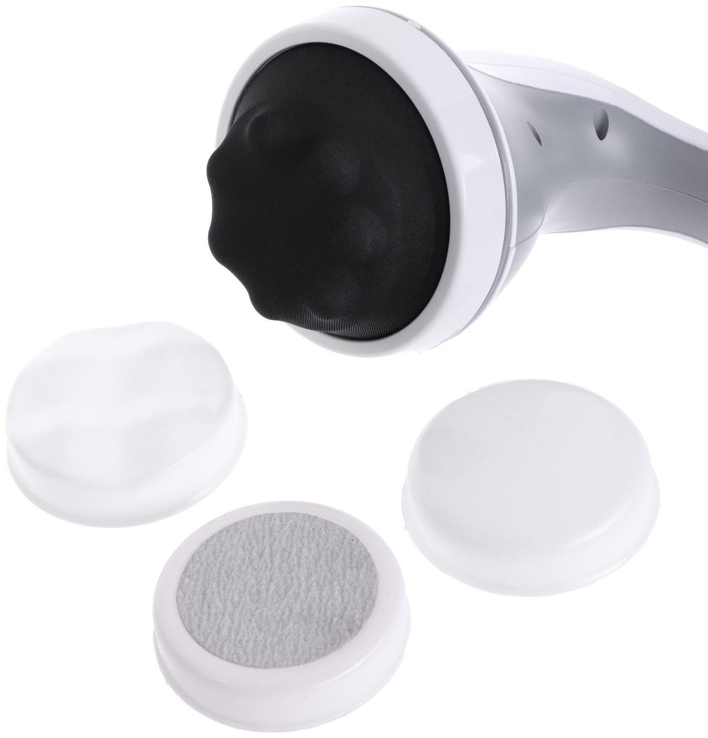 Массажёр для тела Centek CT-2603, 25 Вт, 4 насадки, 7 режимов, вибрационный, серый