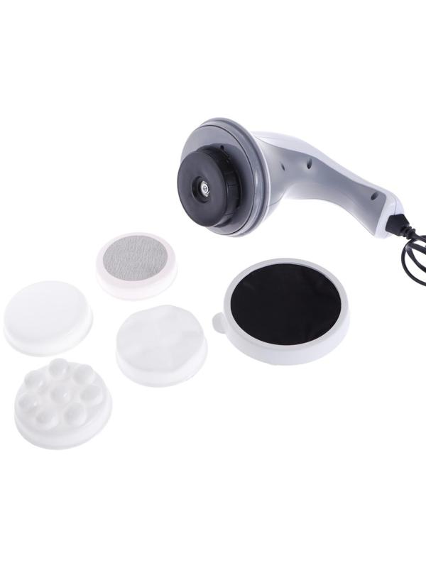 Массажёр для тела Centek CT-2603, 25 Вт, 4 насадки, 7 режимов, вибрационный, серый