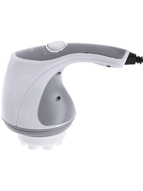 Массажёр для тела Centek CT-2603, 25 Вт, 4 насадки, 7 режимов, вибрационный, серый