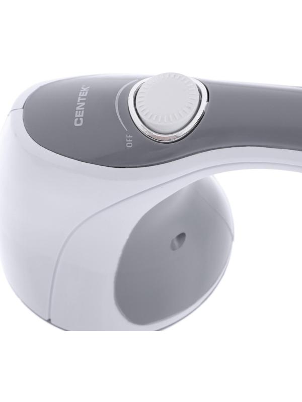 Массажёр для тела Centek CT-2603, 25 Вт, 4 насадки, 7 режимов, вибрационный, серый