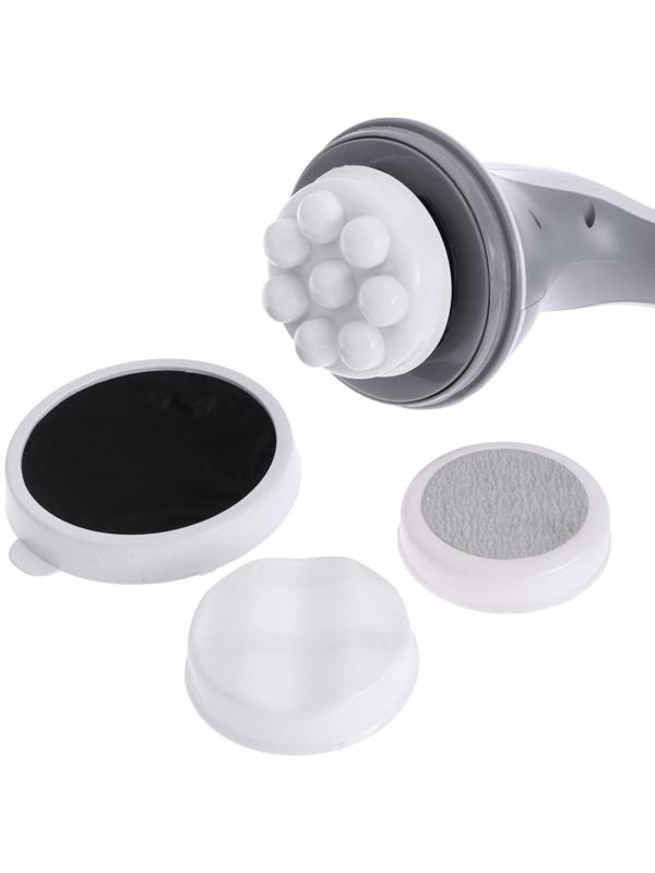 Массажёр для тела Centek CT-2603, 25 Вт, 4 насадки, 7 режимов, вибрационный, серый