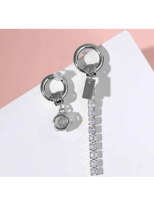 Серьги со стразами 