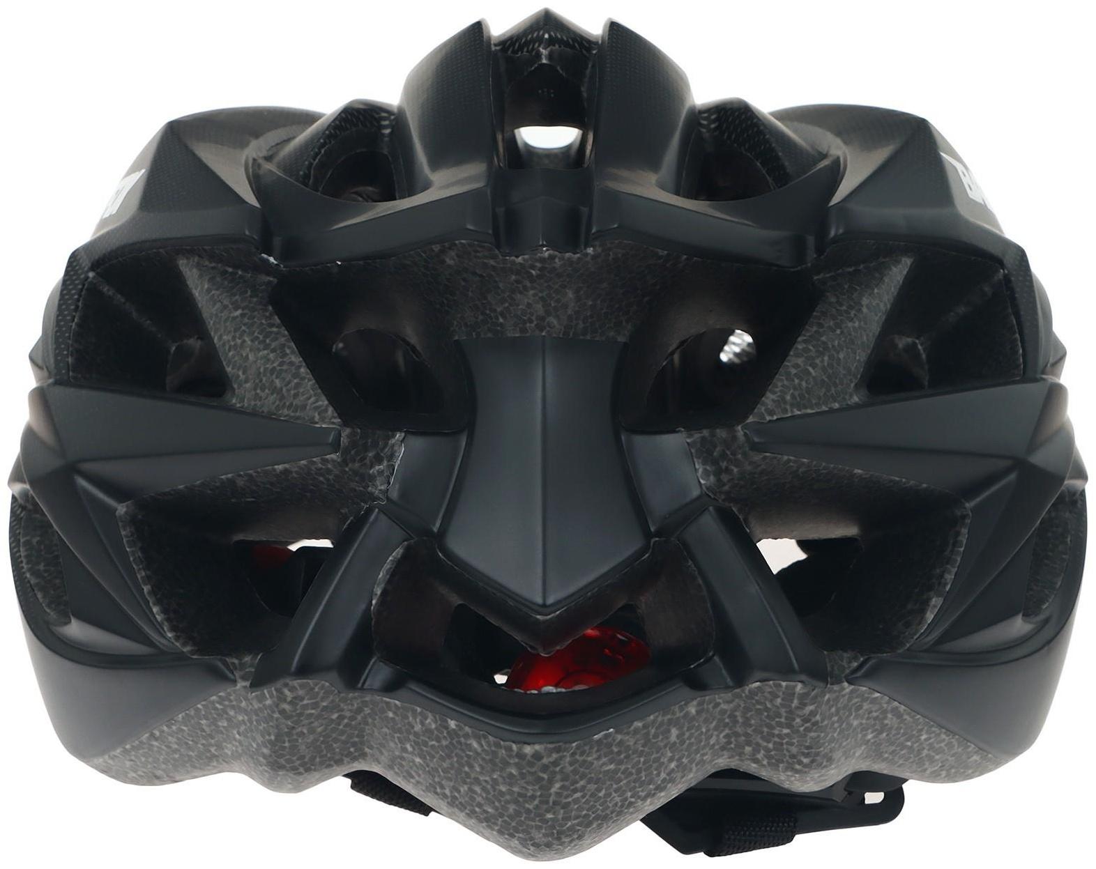 Шлем велосипедиста BATFOX, р. 58-62 см, 8261, цвет серый