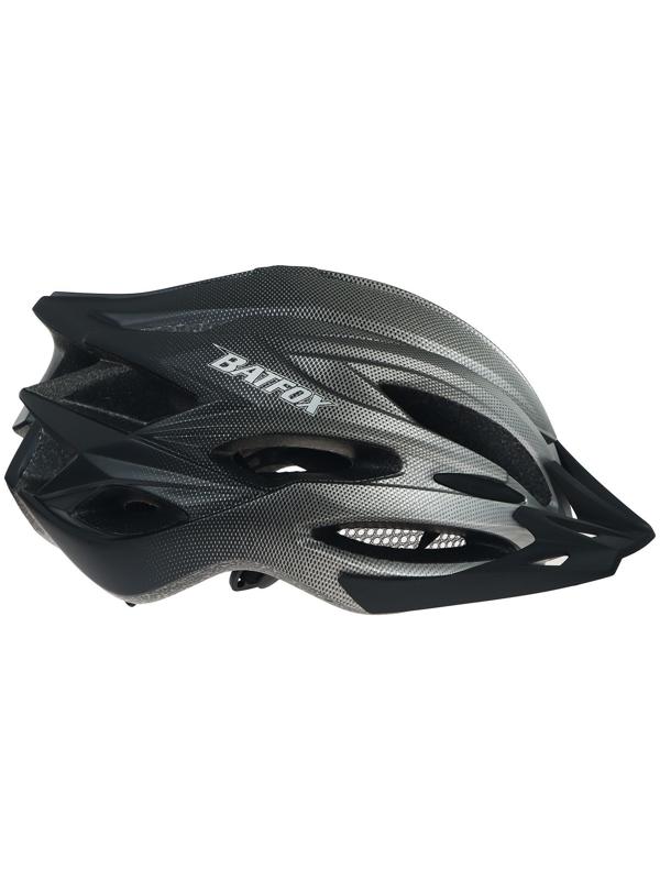 Шлем велосипедиста BATFOX, р. 58-62 см, 8261, цвет серый