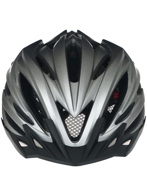 Шлем велосипедиста BATFOX, р. 58-62 см, 8261, цвет серый