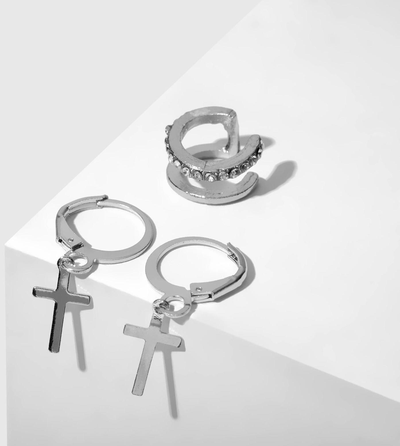 Набор серьги и кафф 