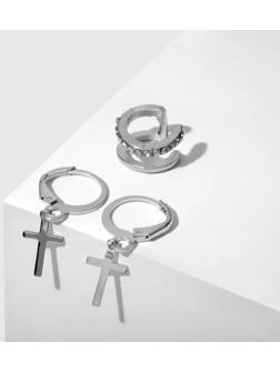 Набор серьги и кафф 