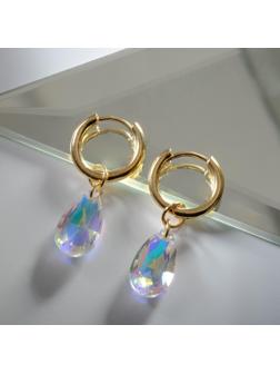 Серьги со съёмным элементом 