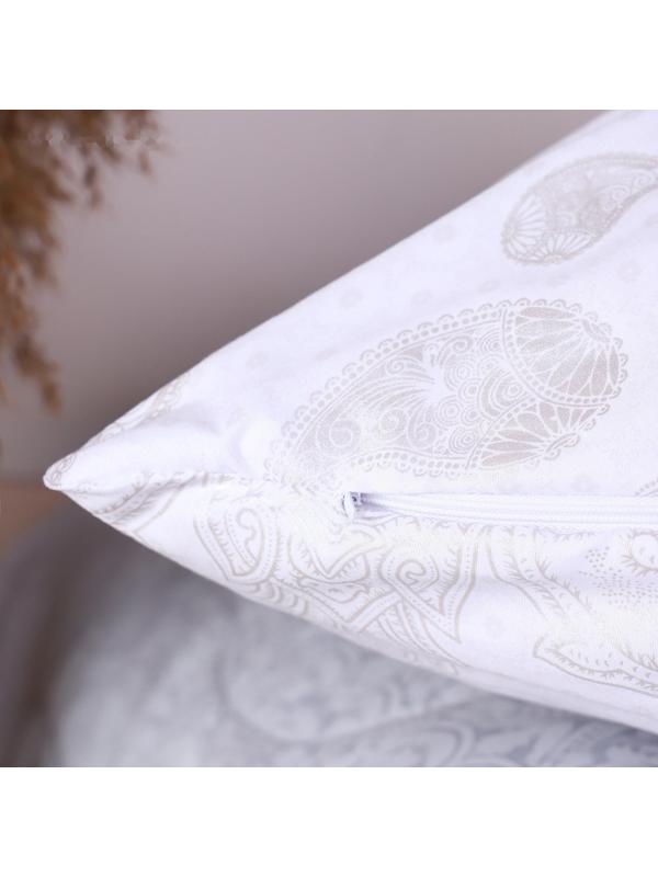 Нижняя наволочка 50х70см на молнии New Silver № 9, тик 90г/м, пэ70%, хл30%