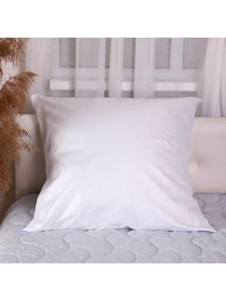 Нижняя наволочка 70х70см на молнии Римский (белый) , тик 90г/м, пэ70%, хл30%