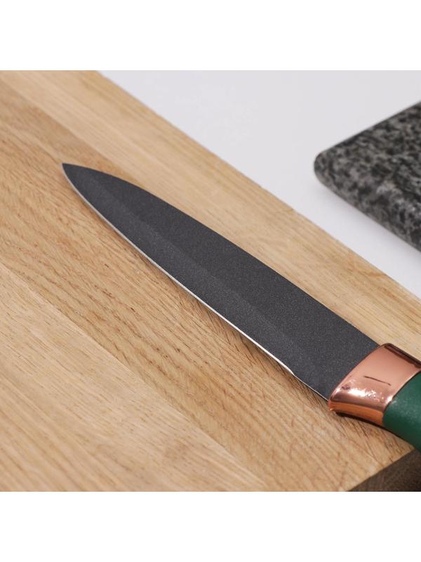 Нож Доляна «Эсмиральда», универсальный, лезвие 12,5 см, цвет зелёный