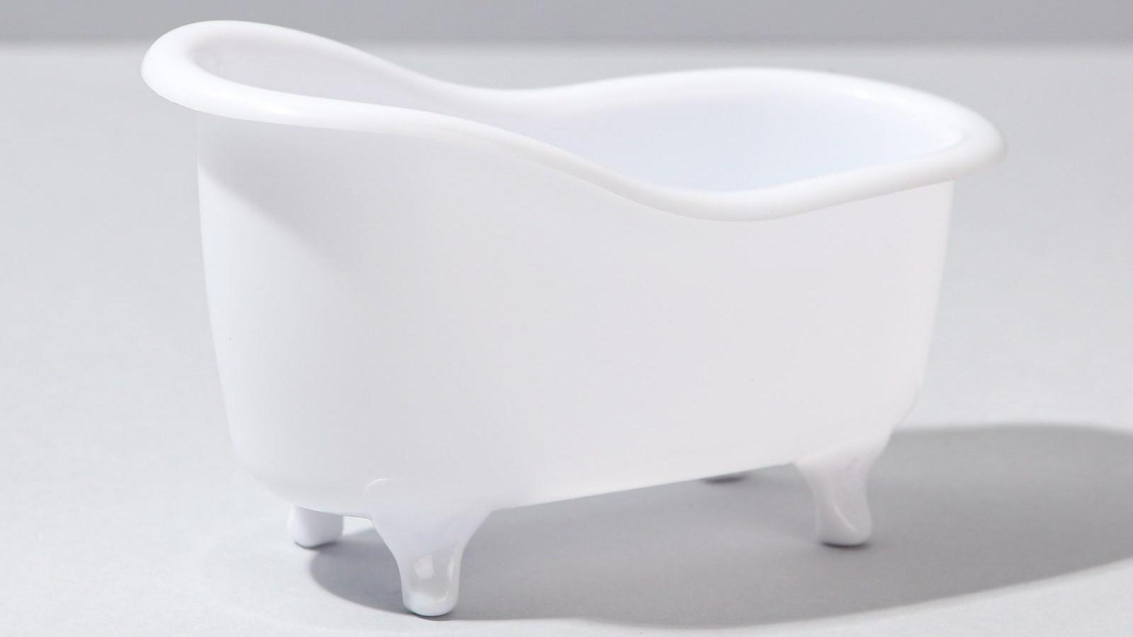 Ванночка декоративная  White, 12 х 6 х 7 см