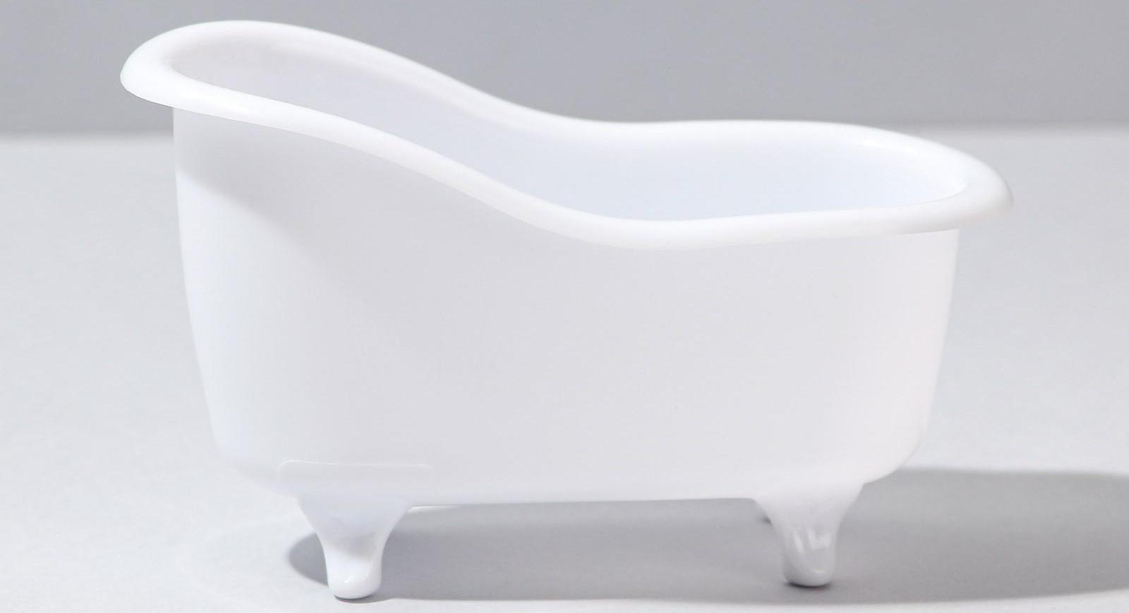 Ванночка декоративная  White, 12 х 6 х 7 см