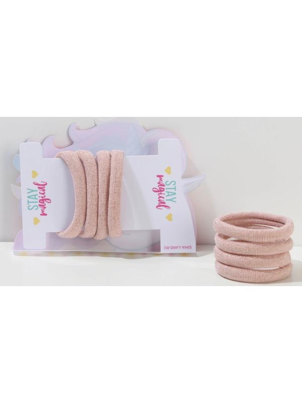 Набор резинок для волос «Единорог», 4 шт.