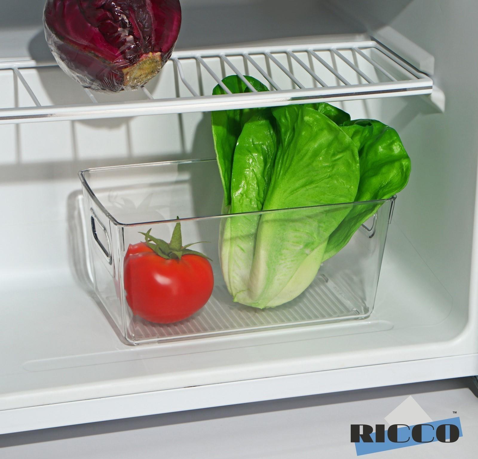 Контейнер для холодильника RICCO, 23,5×13×11 см, цвет прозрачный