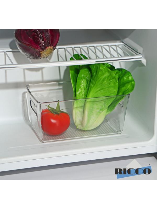 Контейнер для холодильника RICCO, 23,5×13×11 см, цвет прозрачный
