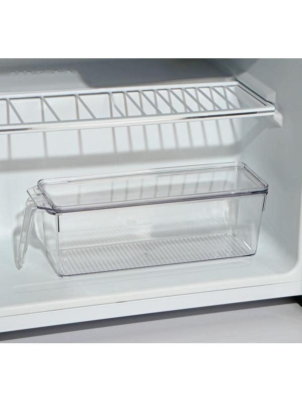 Контейнер для холодильника с крышкой и ручкой, 32×10×10 см