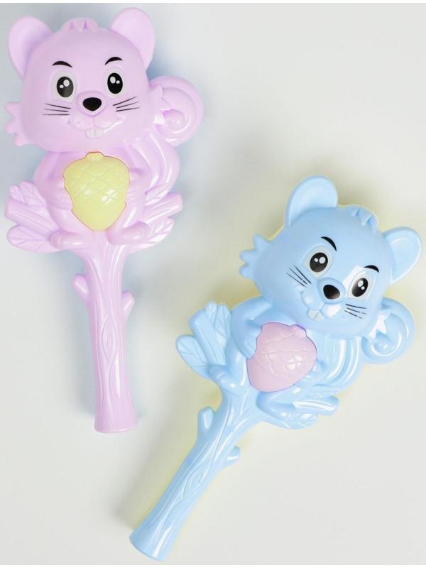 Погремушка «Белочка», цвет МИКС