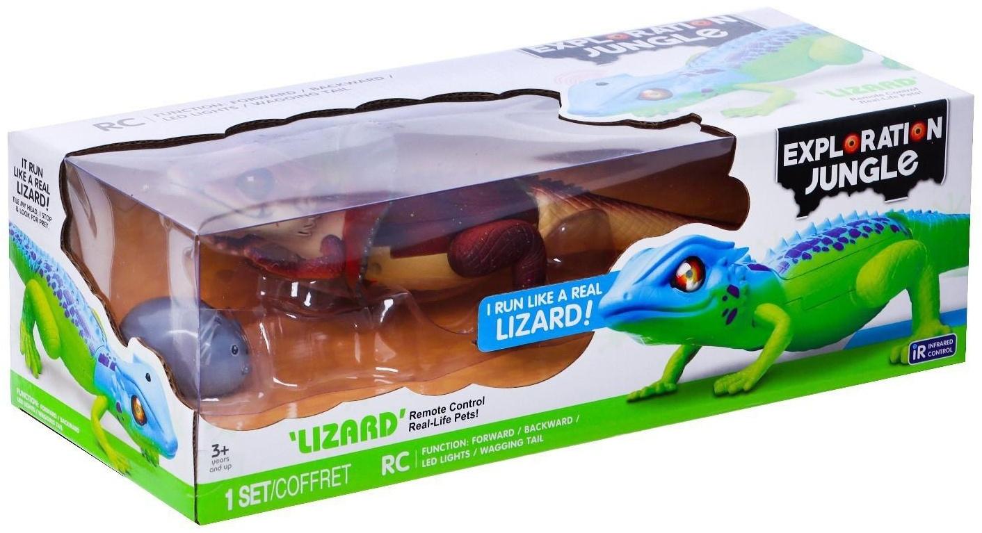 Животное радиоуправляемое «Ящерица», световые эффекты, работает от батареек