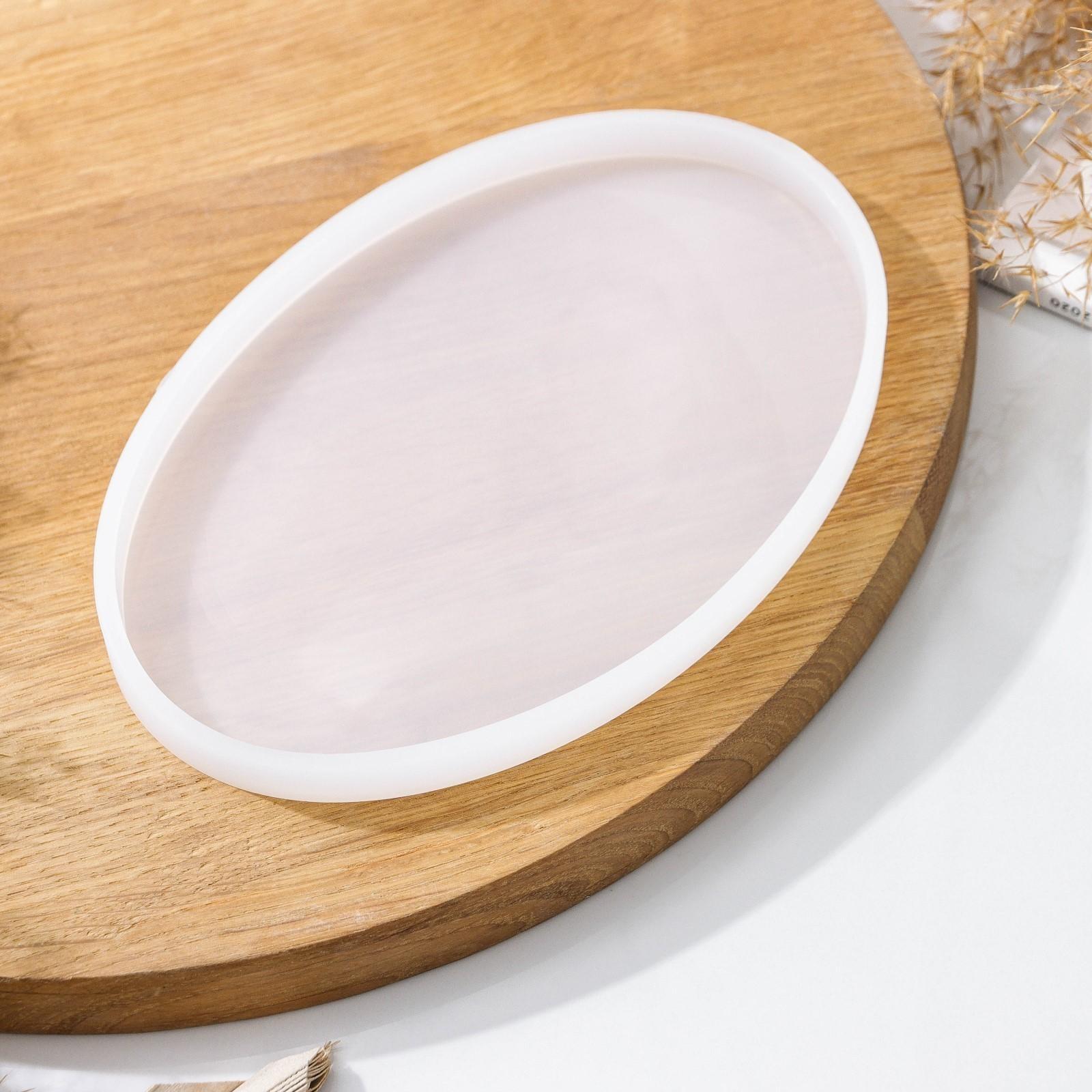 Силиконовый молд Доляна «Овал», 19×12,5×1,1 см