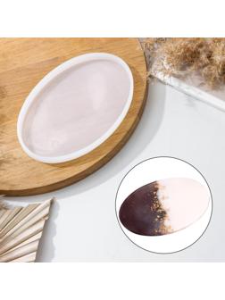 Силиконовый молд Доляна «Овал», 19×12,5×1,1 см