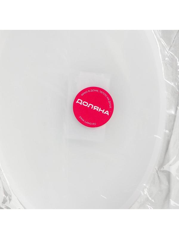 Силиконовый молд Доляна «Овал», 19×12,5×1,1 см