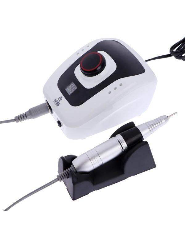 Аппарат для маникюра Luazon LMH-06, 6 насадок, 30 Вт, до 35000 об/мин, черно-белый