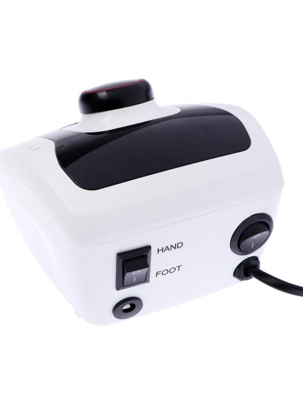 Аппарат для маникюра Luazon LMH-06, 6 насадок, 30 Вт, до 35000 об/мин, черно-белый