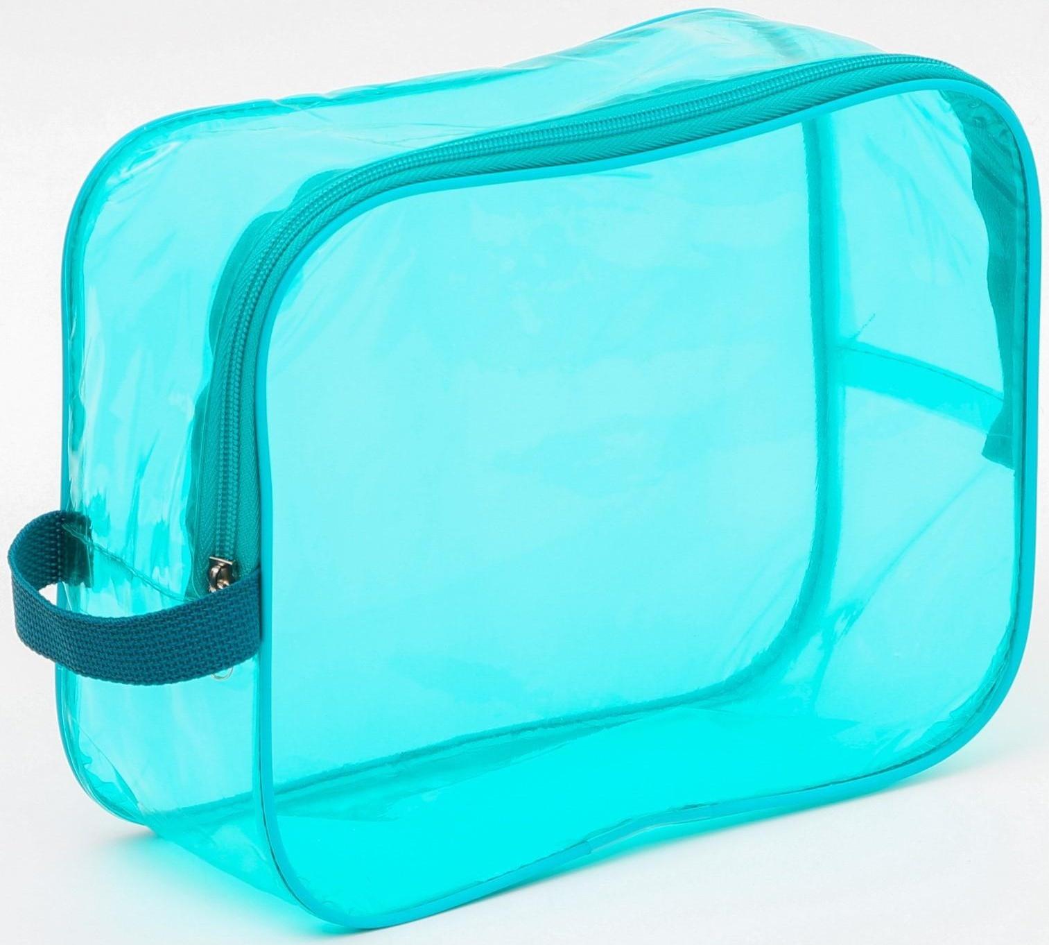 Набор сумок в роддом, 3 шт., цветной ПВХ, цвет бирюзовый