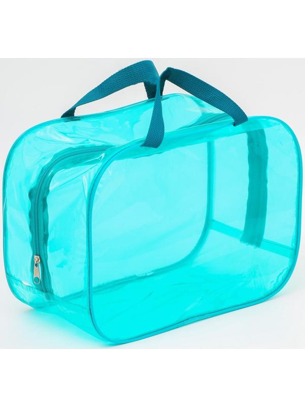 Набор сумок в роддом, 3 шт., цветной ПВХ, цвет бирюзовый
