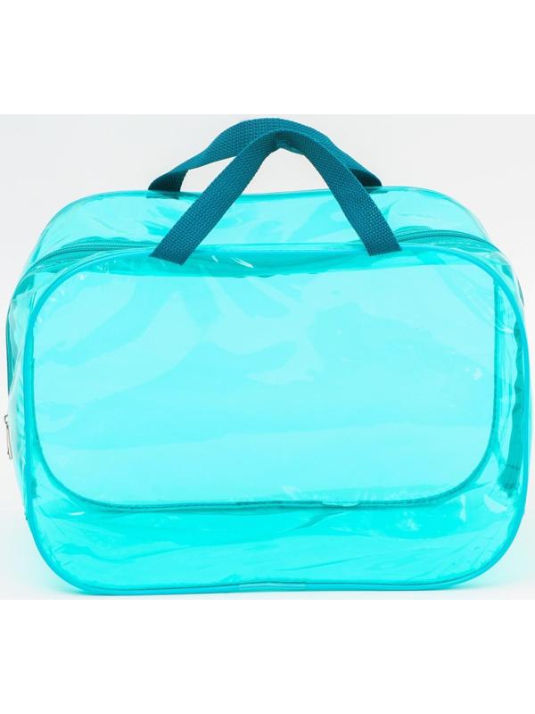 Набор сумок в роддом, 3 шт., цветной ПВХ, цвет бирюзовый