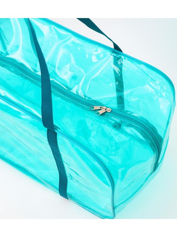 Набор сумок в роддом, 3 шт., цветной ПВХ, цвет бирюзовый