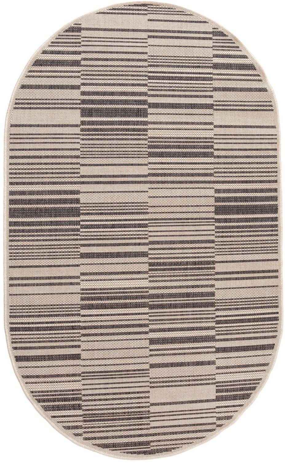 Ковер Циновка овальный 80*150 см, e4264/a4o/19, ПП 100%, джут
