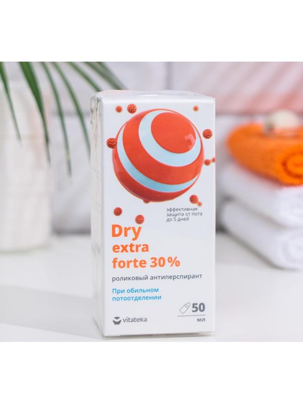 Ролик от обильного потоотделения Витатека Драй Экстра Форте 30%, 50 мл