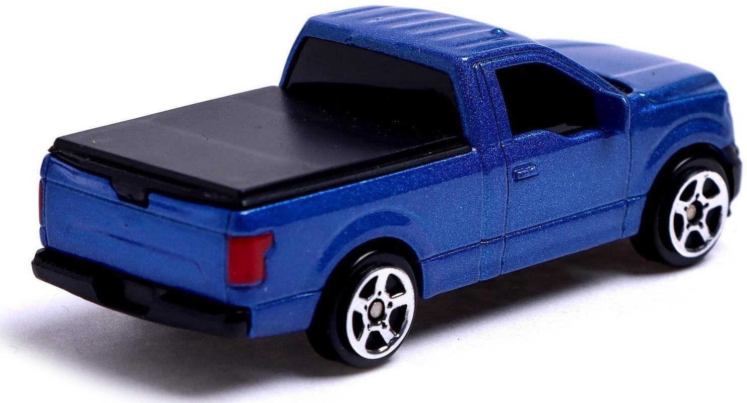 Машина металлическая FORD F-150, 1:64, цвет синий