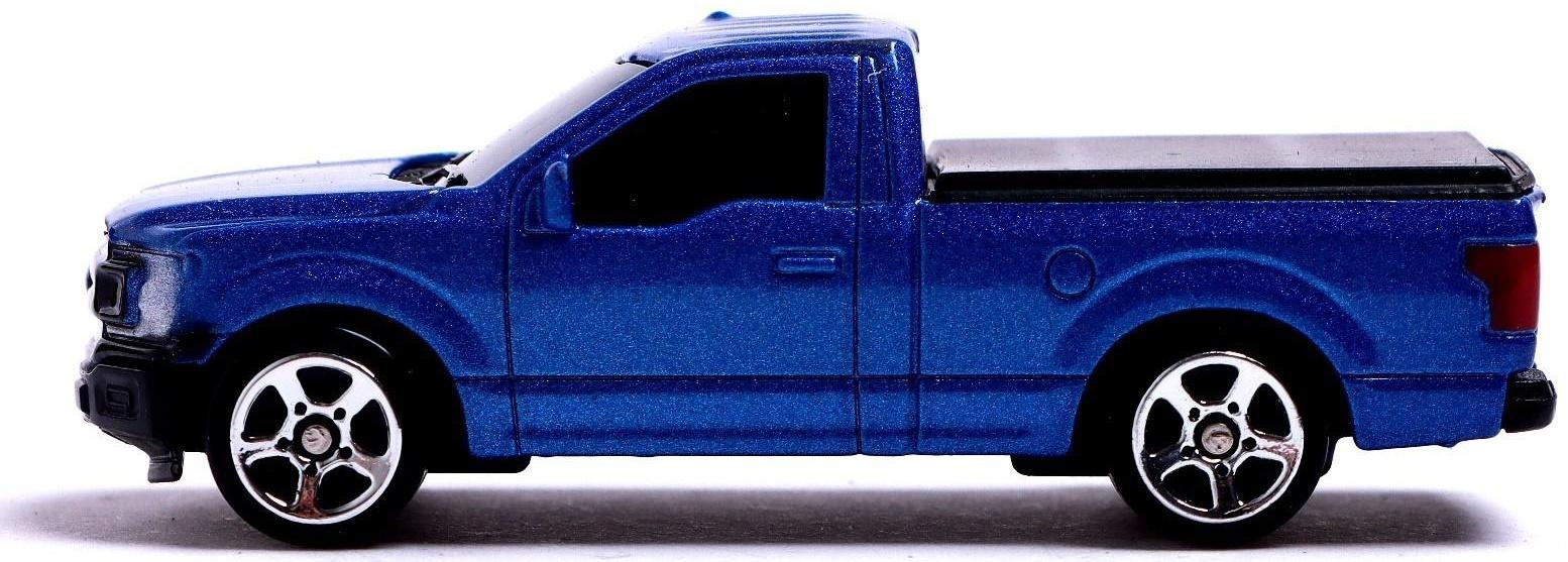 Машина металлическая FORD F-150, 1:64, цвет синий