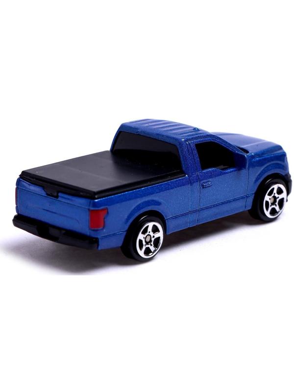 Машина металлическая FORD F-150, 1:64, цвет синий