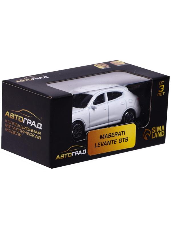 Машина металлическая MASERATI LEVANTE GTS, 1:64, цвет белый