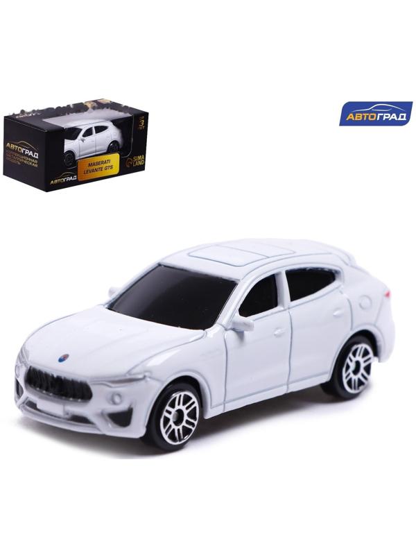 Машина металлическая MASERATI LEVANTE GTS, 1:64, цвет белый