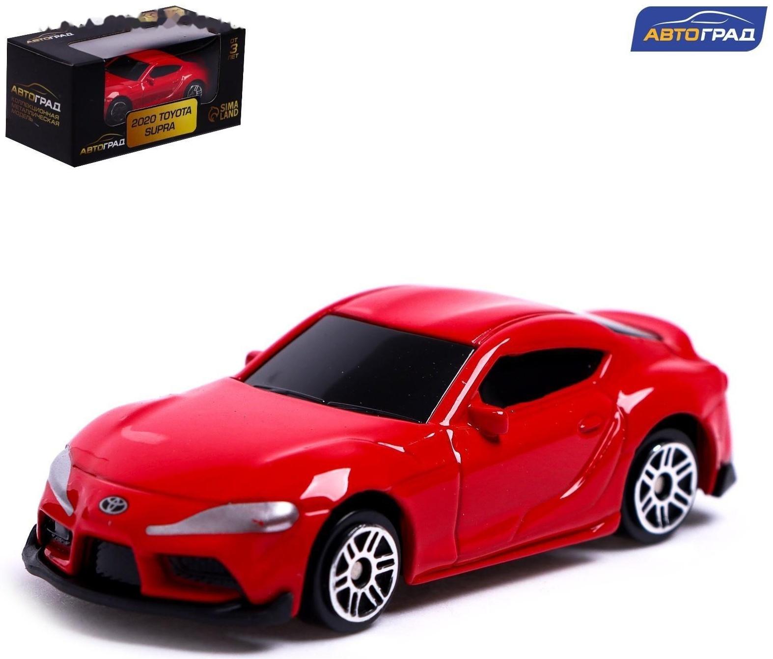 Машина металлическая TOYOTA SUPRA, 1:64, цвет красный